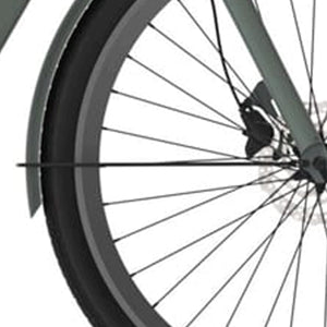 Cortina spatbordstang voor 28 E-Nite titanic green matt - AE-trading