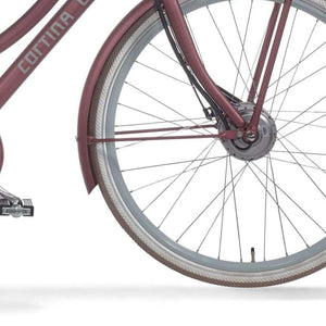 Cortina spatbordstang voor 28 E-U4 rose matt - AE-trading