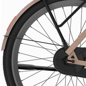 Cortina spatbordstang achter 28 E-Nite pink champagne matt - AE-trading