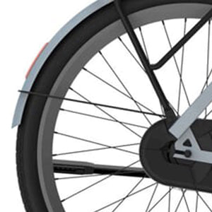 Cortina spatbordstang achter 28 E-Nite metaal blauw matt - AE-trading