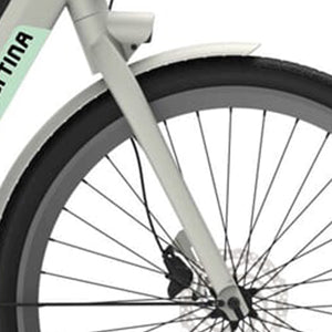 Cortina voorvork E-Nite metallic silver matt - AE-trading