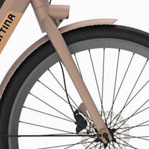 Cortina voorvork E-Nite pink champagne matt - AE-trading