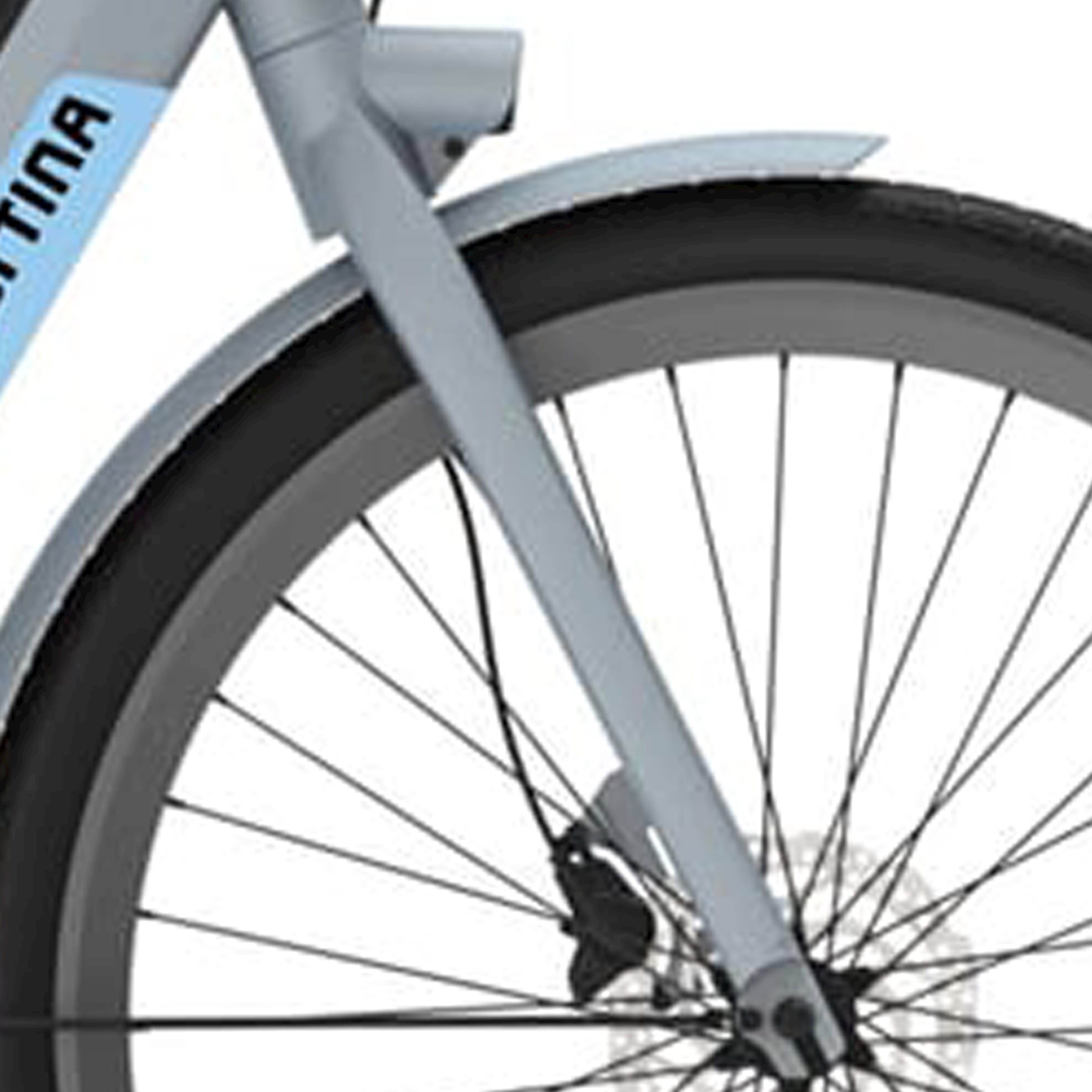 Cortina voorvork E-Nite metaal blauw matt - AE-trading