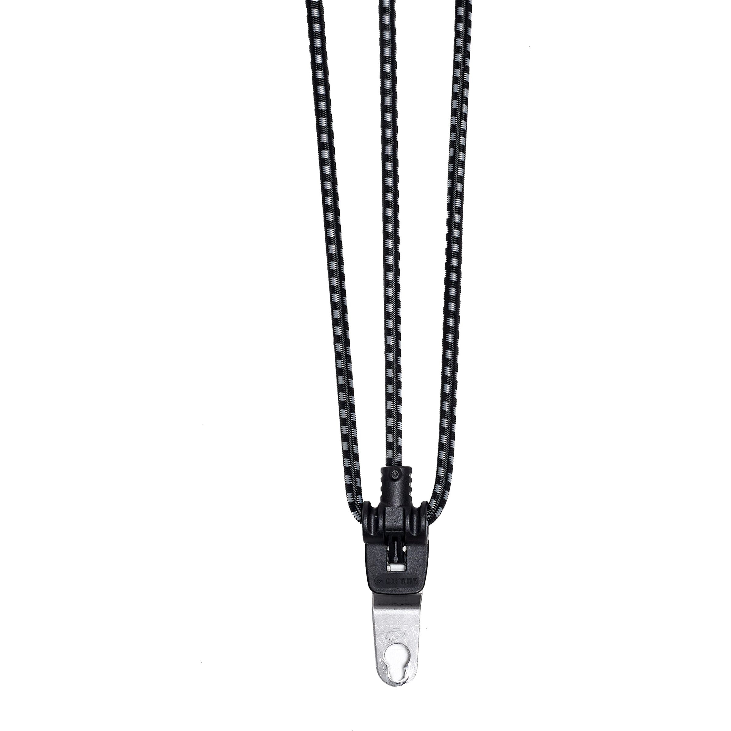 Cortina snelbinder Jakarta 62 cm zwart/grijs - AE-trading