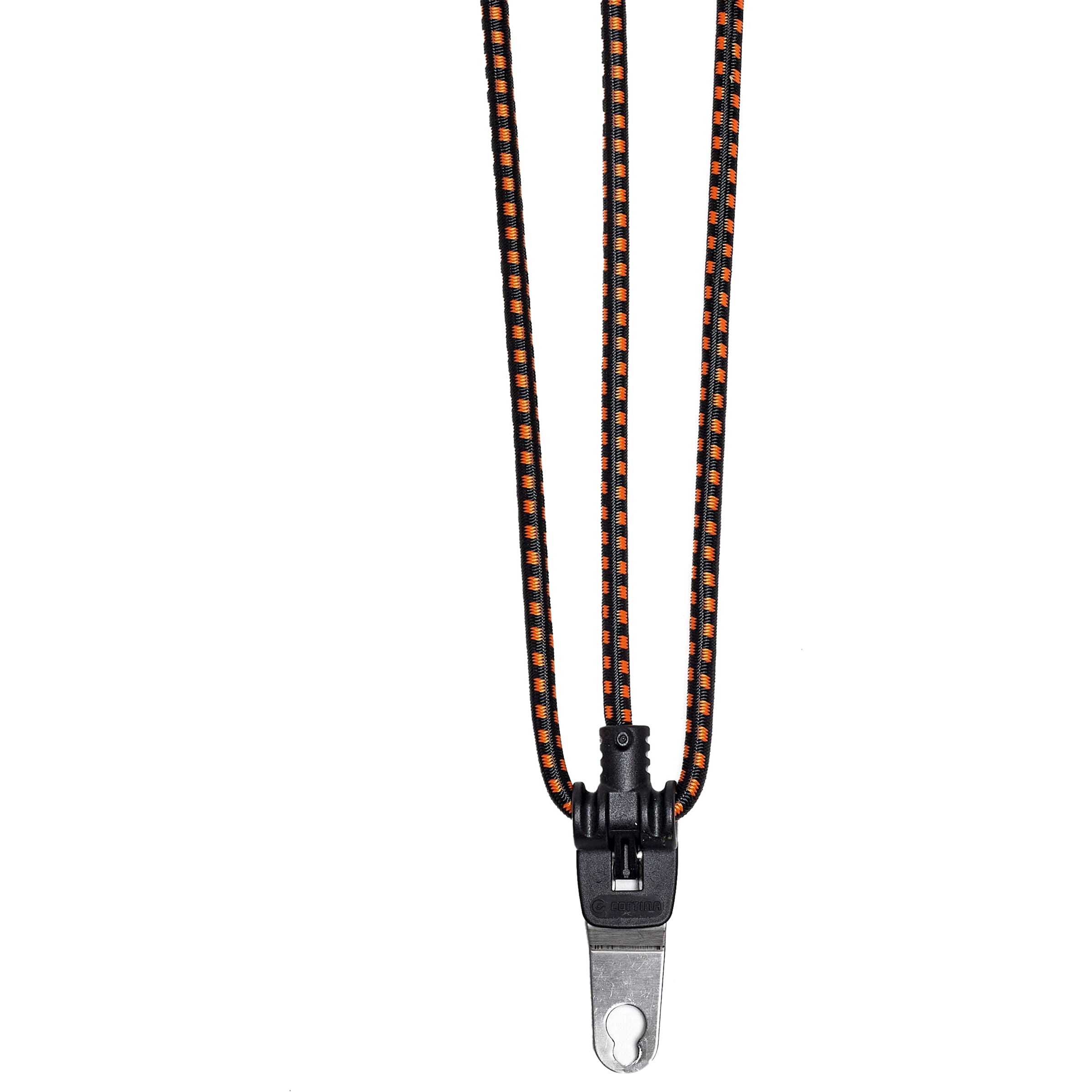 Cortina snelbinder Jakarta 62 cm zwart/oranje - AE-trading