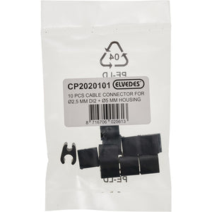 Elvedes kabelclip Duo 2,5 - 5mm zak (10) - AE-trading