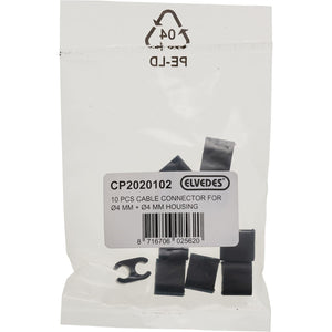 Elvedes kabelclip Duo 4,1 - 4,1mm zak (10) - AE-trading