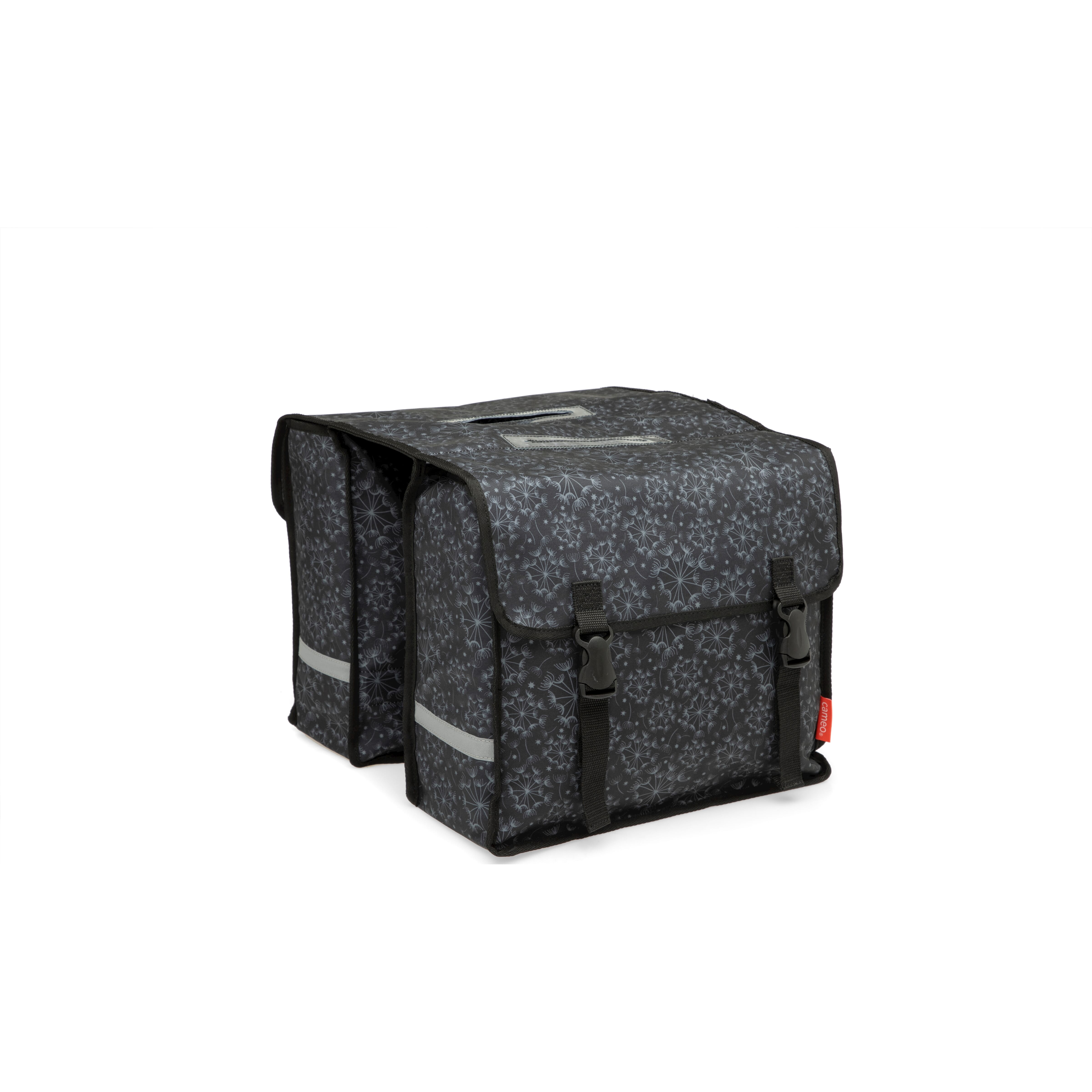 Cameo fietstas dubbel Tara black 25L - AE-trading
