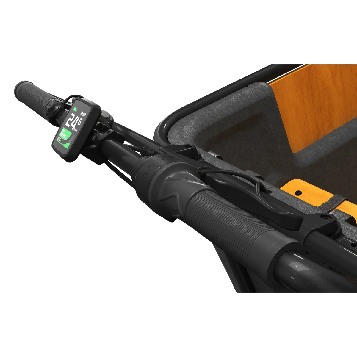 Cangoo Buckle Up – Elektrische Bakfiets - Hout/Zwart - AE-trading