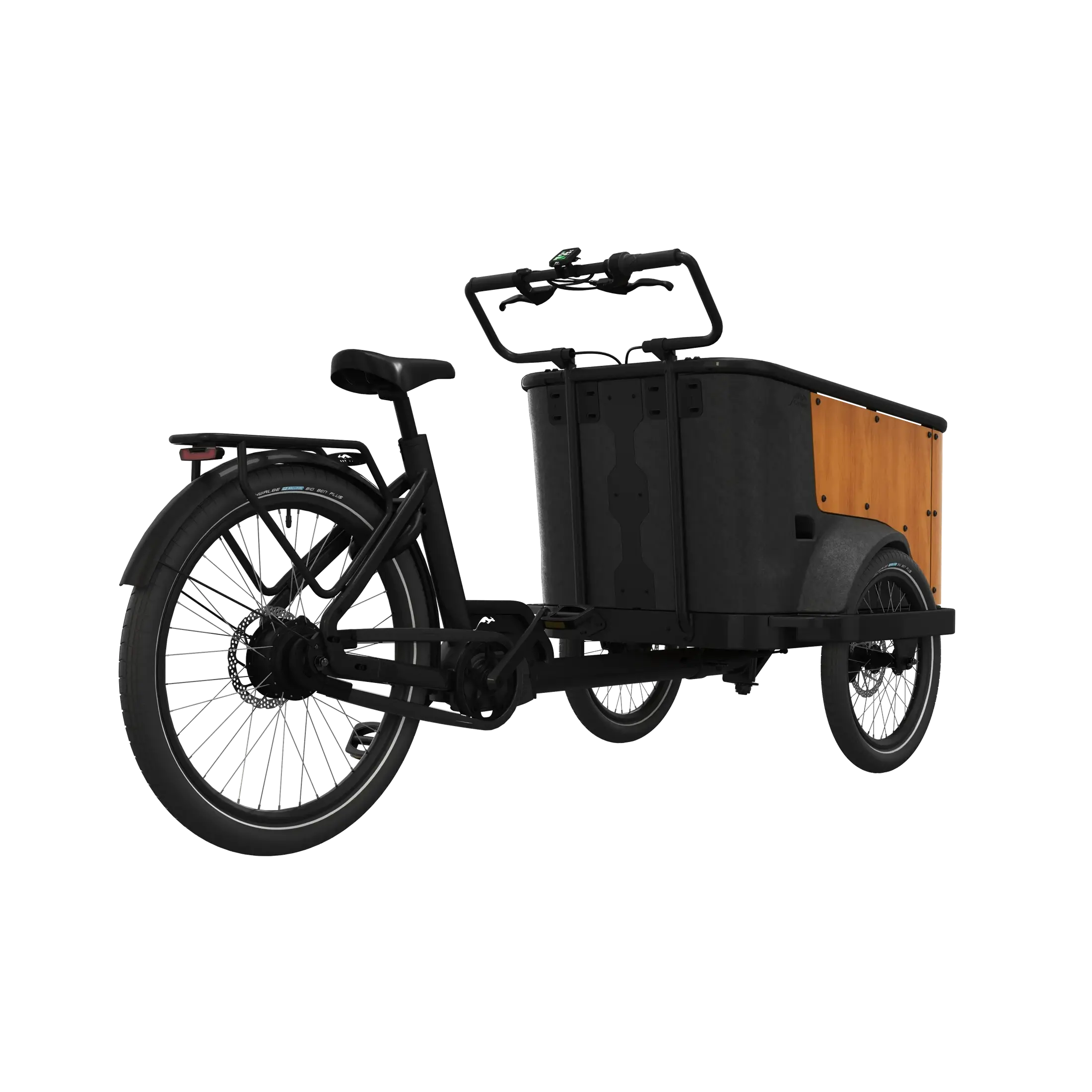 Cangoo Buckle Up – Elektrische Bakfiets met 3 Wielen – 250W Middenmotor – 13Ah Accu – Hydraulische Schijfremmen – 4 Kinderzitplaatsen - AE-trading