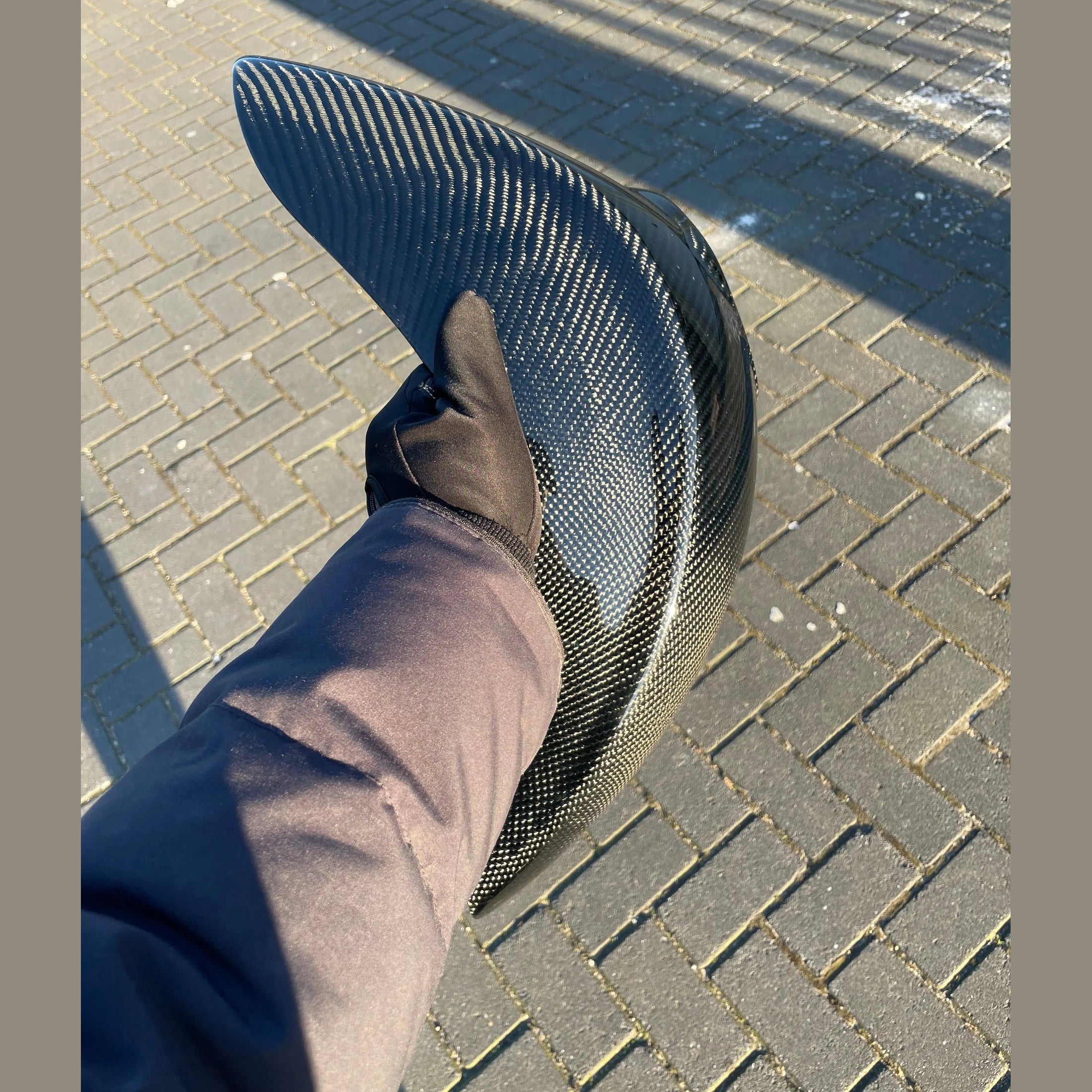 Carbon fiber spatbord Vespa Sprint & Primavera voorzijde