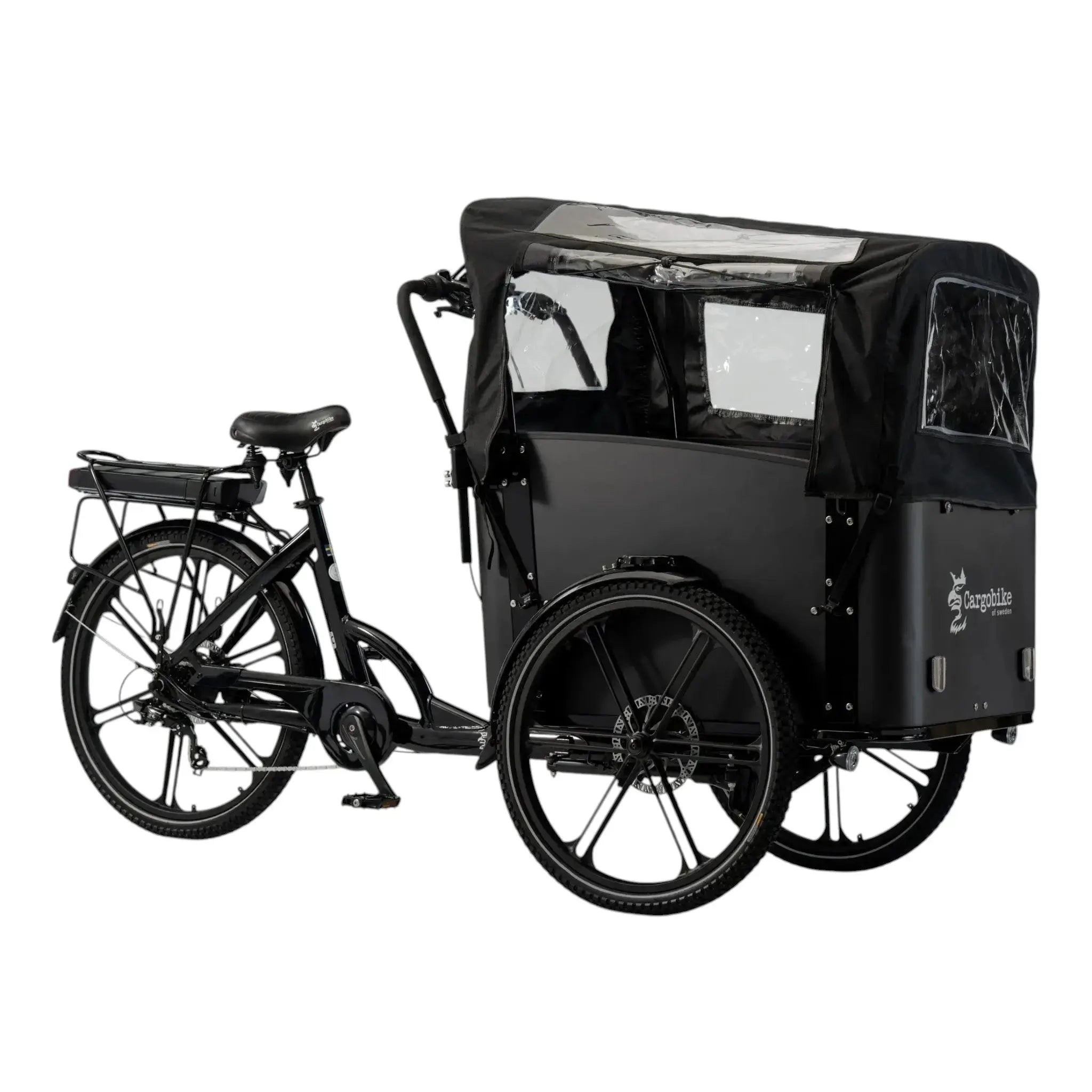 CargoBike of Sweden Flex - Elektrische bakfiets - Zwart - AE-trading