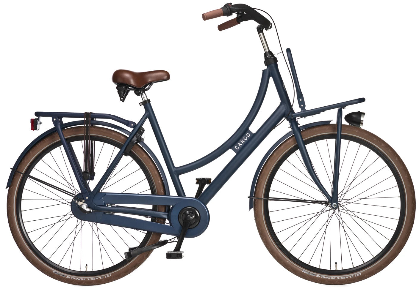 Avalon Cargo D57cm Shimano. Mat blauw. Uitvoering: Shimano N7 Rollerbrakes met oa: Aluminium frame, Rodi G13 velgen, G13 spaken, 50-622/2.0 banden, Hesling kk, Nexus 3 , THUN trapas+crankstel, alu voordrager en achterdrager, ART slot, made in Hollan... - AE-trading