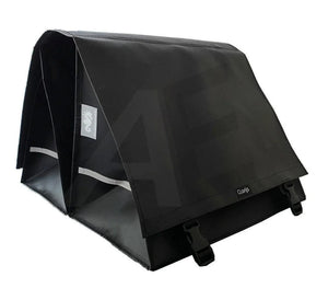 Clarijs fietstas dubbel XXL PVC 70L met uitsparing zwart - AE-trading