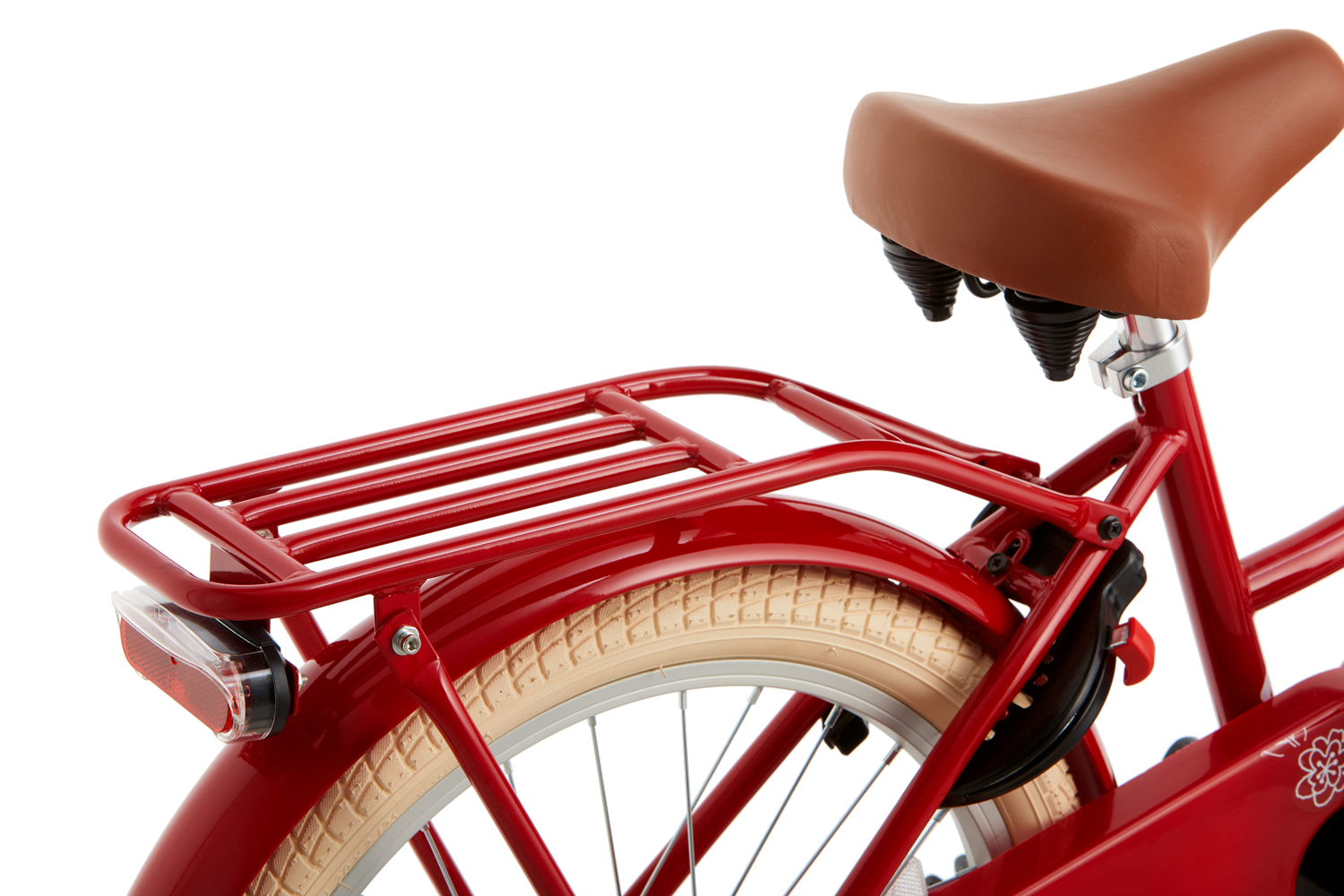 SuperSuper Cooper 20 Kinderfiets Rood – Krachtige Jongensfiets met Aluminium Frame, Veiligheidshandvatten en Betrouwbare Remmen - AE-trading