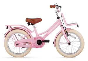 SuperSuper Cooper Bamboo 16 Kinderfiets Roze – Milieuvriendelijke Kinderfiets met Duurzaam Aluminium Frame en Betrouwbare Remmen - AE-trading