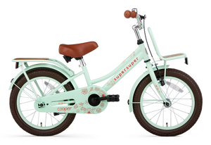 SuperSuper Cooper Bamboo 16 Kinderfiets Pistache – Comfortabele Kinderfiets met Lichtgewicht Frame en Veiligheidshandvatten - AE-trading