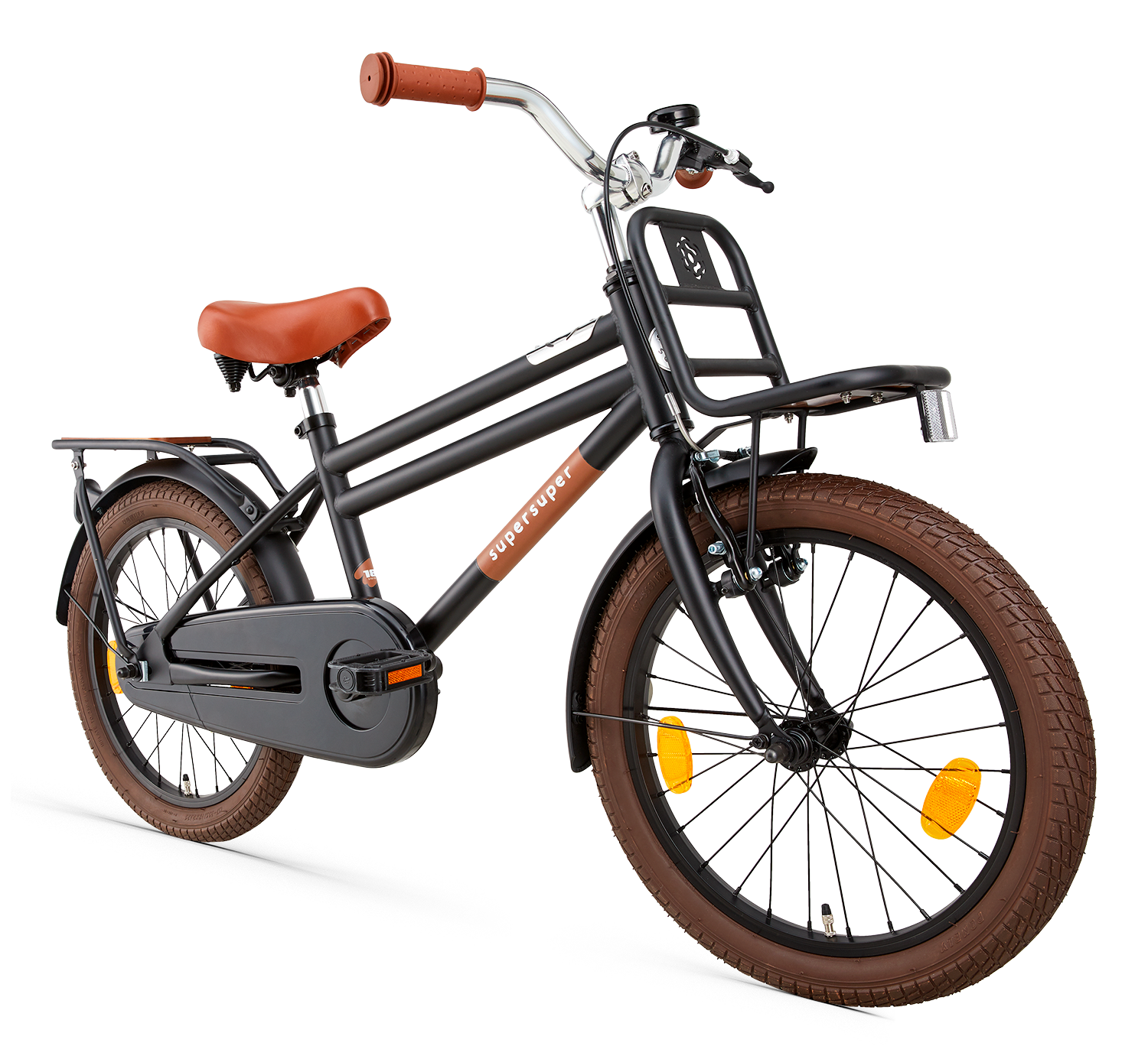 Cooper Bamboo 18 Boys Matt Black Mat Zwart - AE-trading