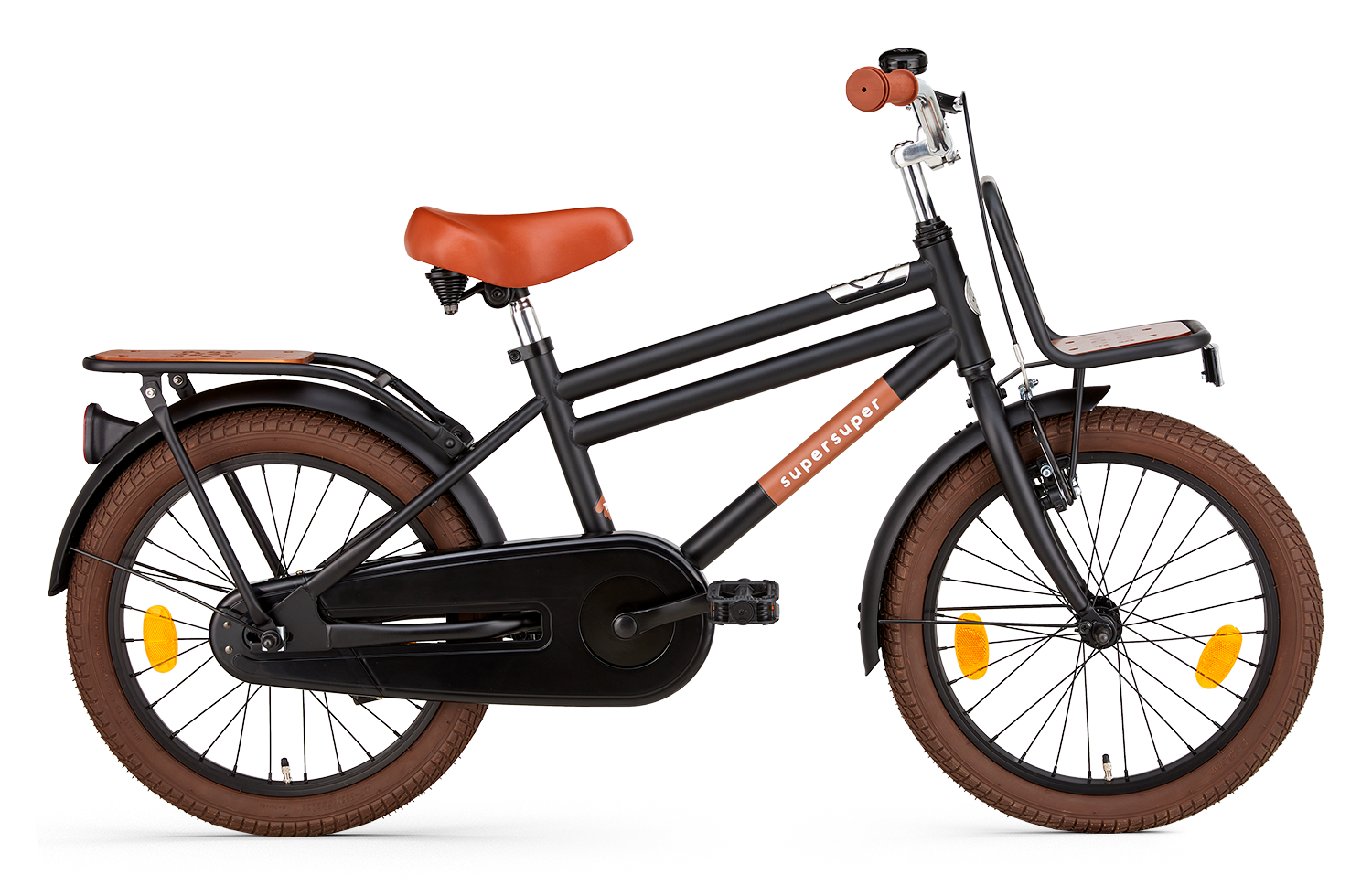 Cooper Bamboo 18 Boys Matt Black Mat Zwart - AE-trading