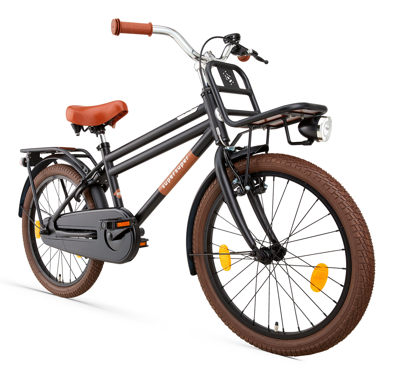 Cooper Bamboo 20 Boys Matt Black Mat Zwart - AE-trading