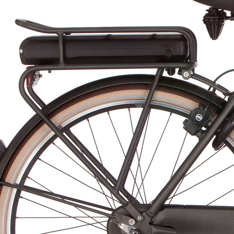 Cortina achterdrager E-U4 Bafang black gold matt 130mm - AE-trading