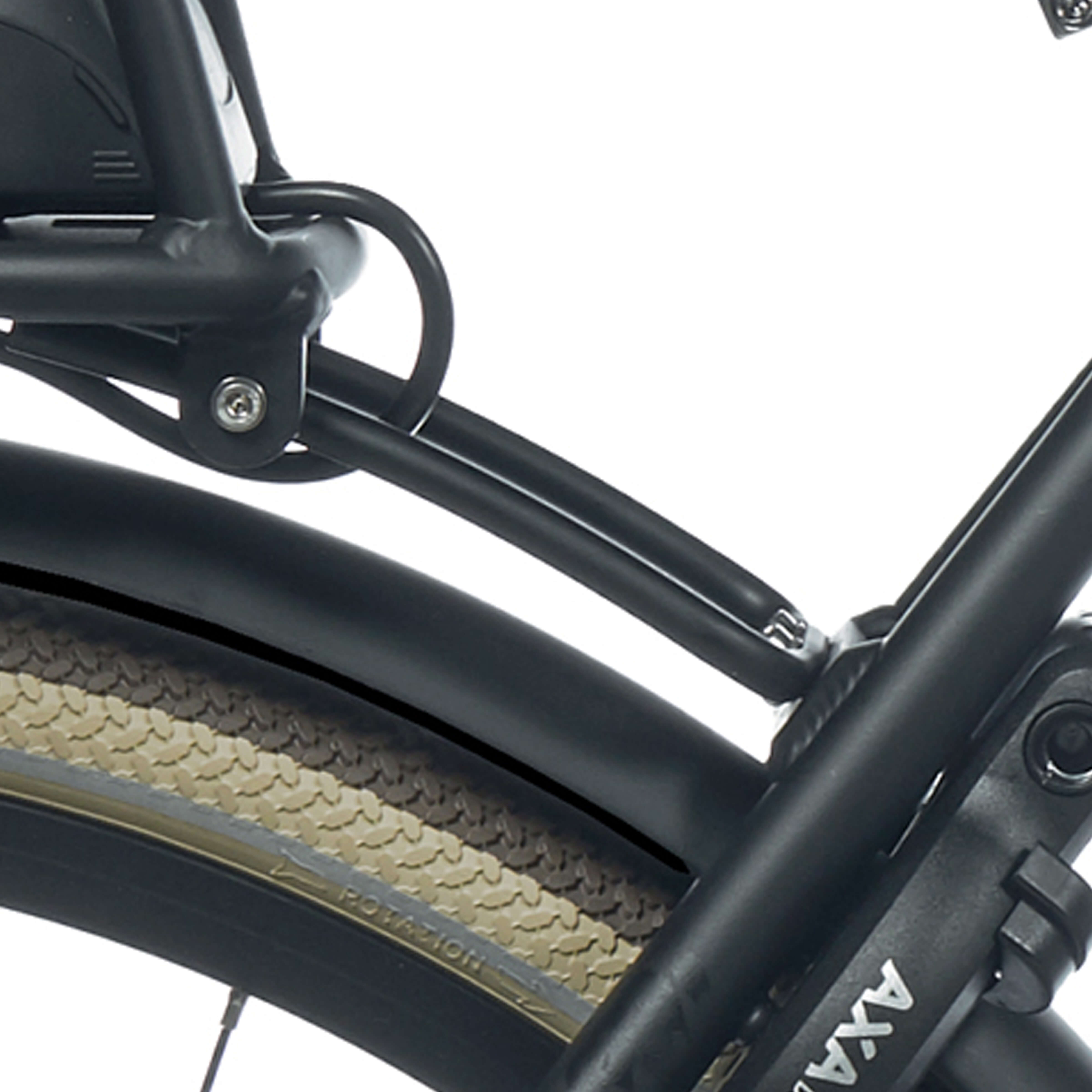 Cortina achterdrager bracket 110mm Bafang jet black matt - AE-trading
