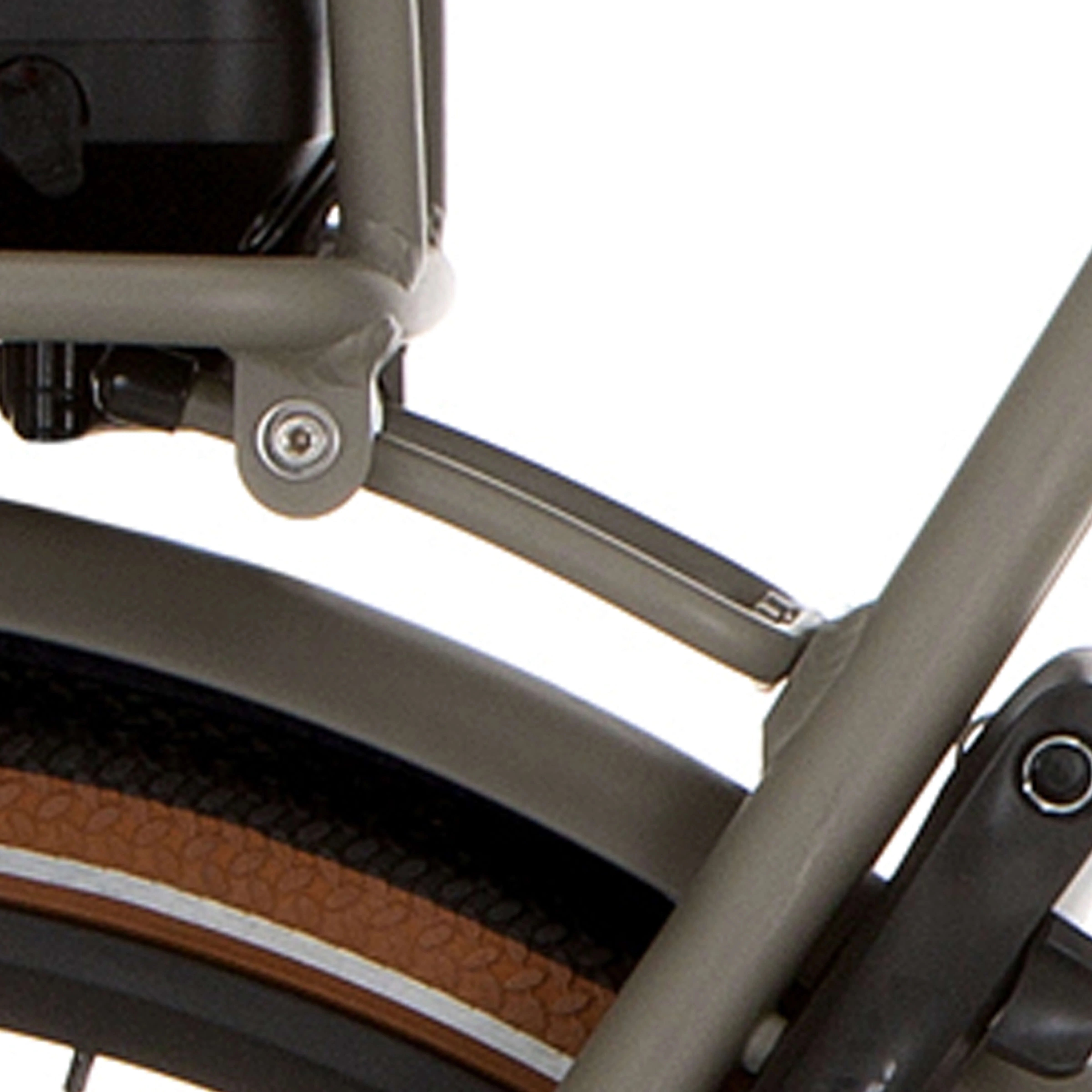 Cortina achterdrager bracket 110mm Bafang quarz grey matt - AE-trading