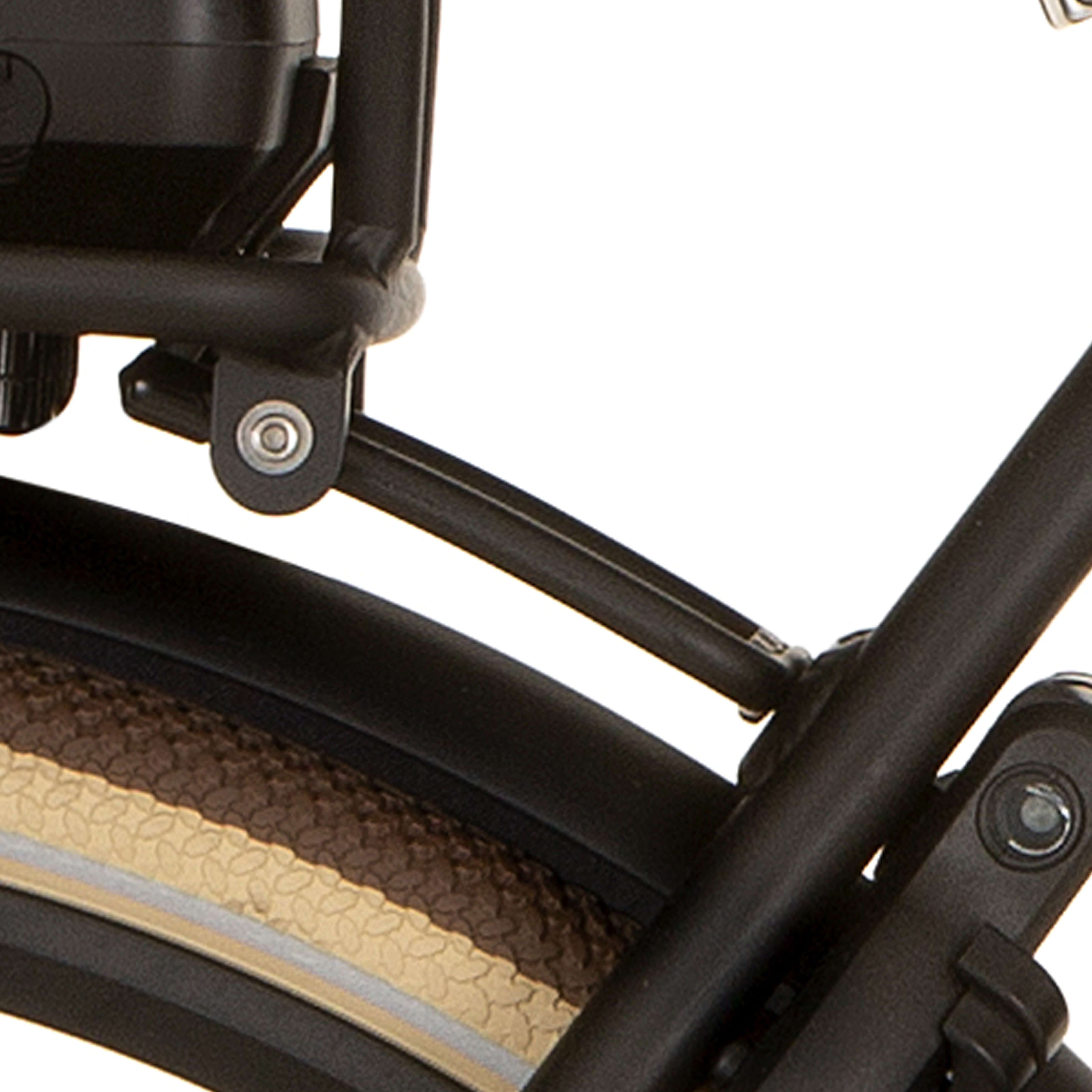 Cortina achterdrager bracket 130mm Bafang jet black matt - AE-trading