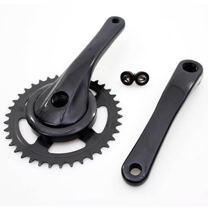 Cortina crankstel 38t black matt - AE-trading
