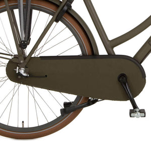 Cortina kettingkast lakdoek U4 dark olive matt 3v - AE-trading