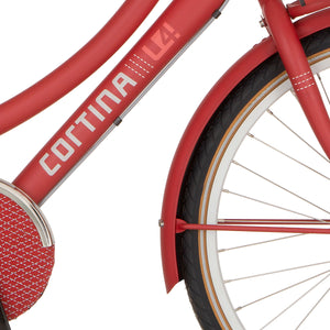 Cortina spatbord voor 26 U4 true red matt - AE-trading
