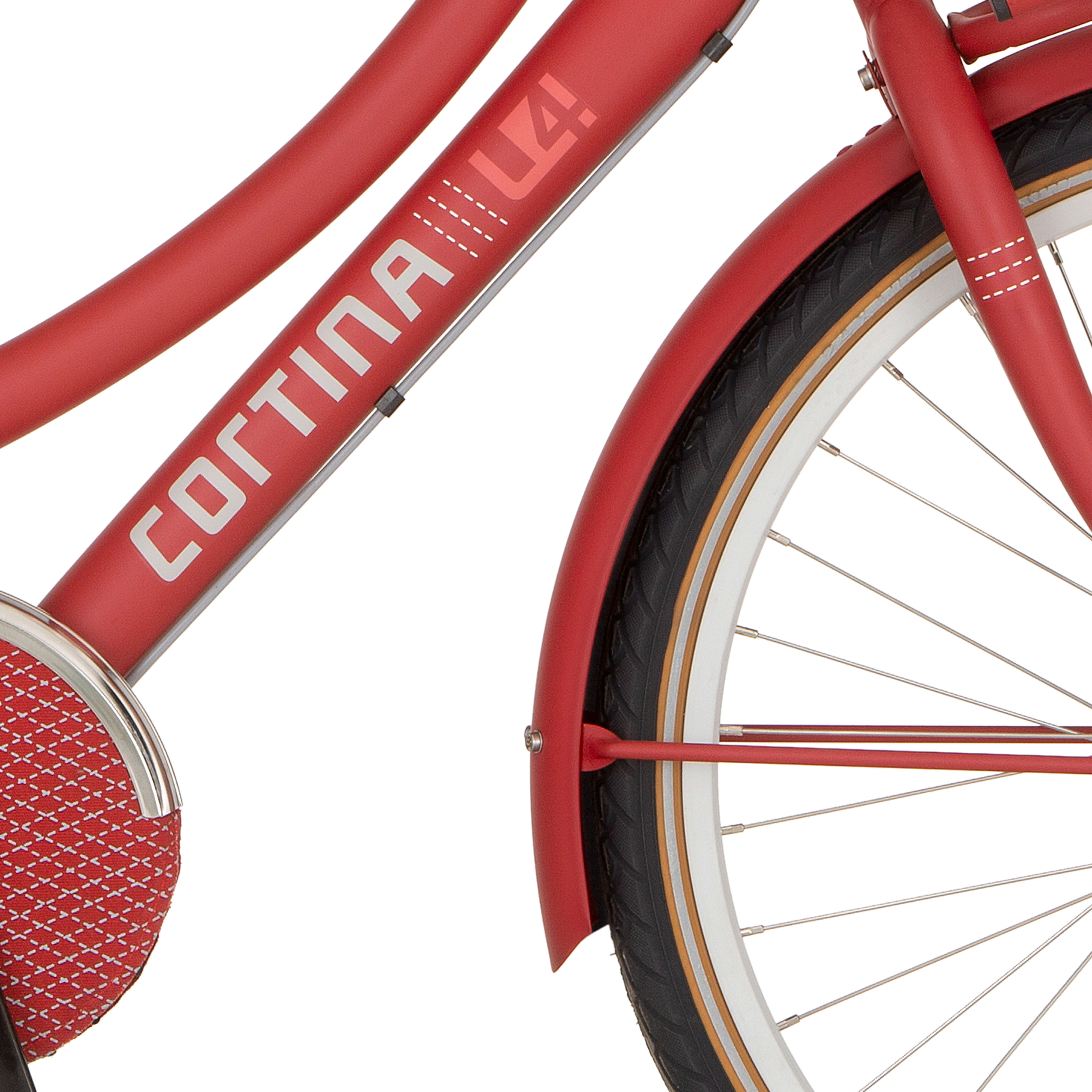 Cortina spatbord voor 26 U4 true red matt - AE-trading