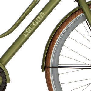 Cortina spatbord voor 28 Mozzo nutmeg green matt - AE-trading