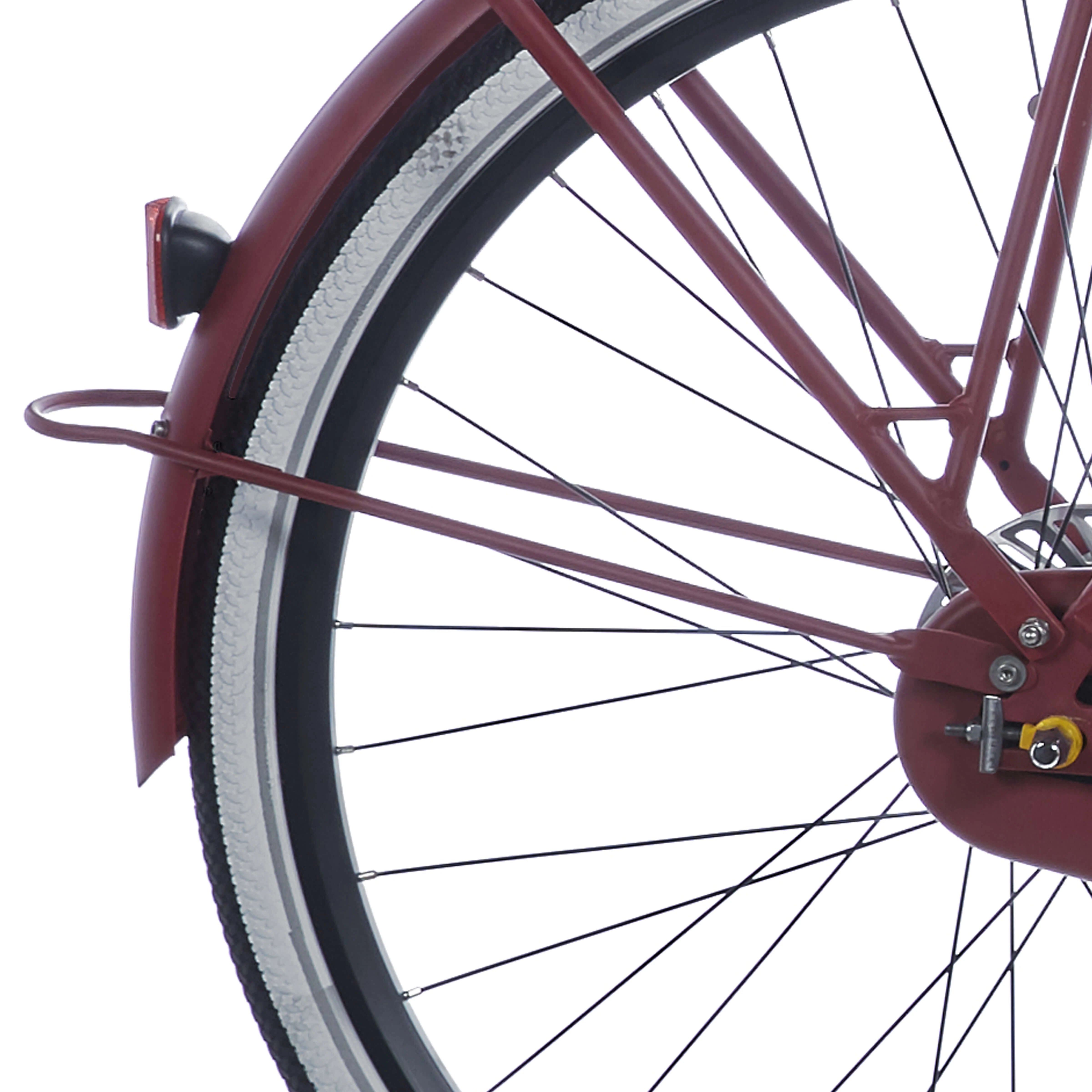 Cortina spatbordstang achter 28 E-U4 raspberry matt - AE-trading