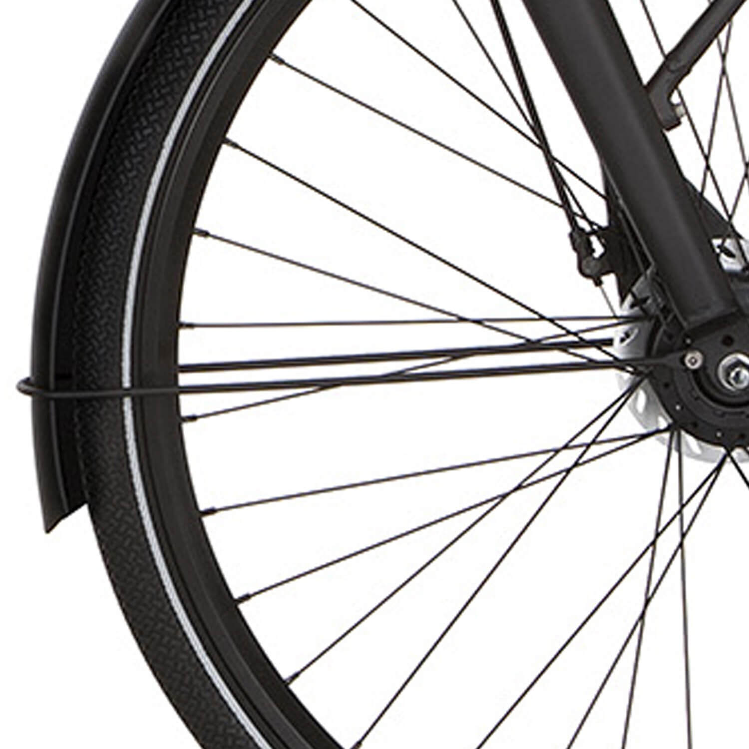 Cortina spatbordstang voor 28 Common jet black matt - AE-trading