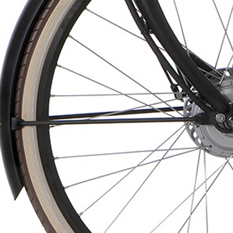 Cortina spatbordstang voor 28 E-U4 jet black matt - AE-trading