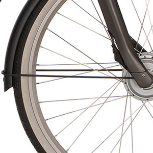 Cortina spatbordstang voor 28 E-Yoya sapphire black matt - AE-trading