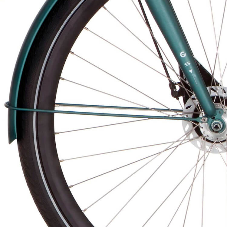 Cortina spatbordstang voor 28 Speed matt beryl green - AE-trading