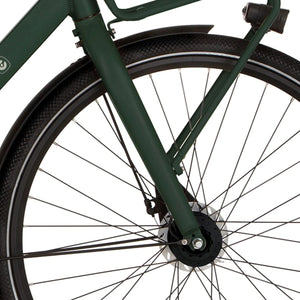 Cortina voorvork Common dark green metallic matt - AE-trading