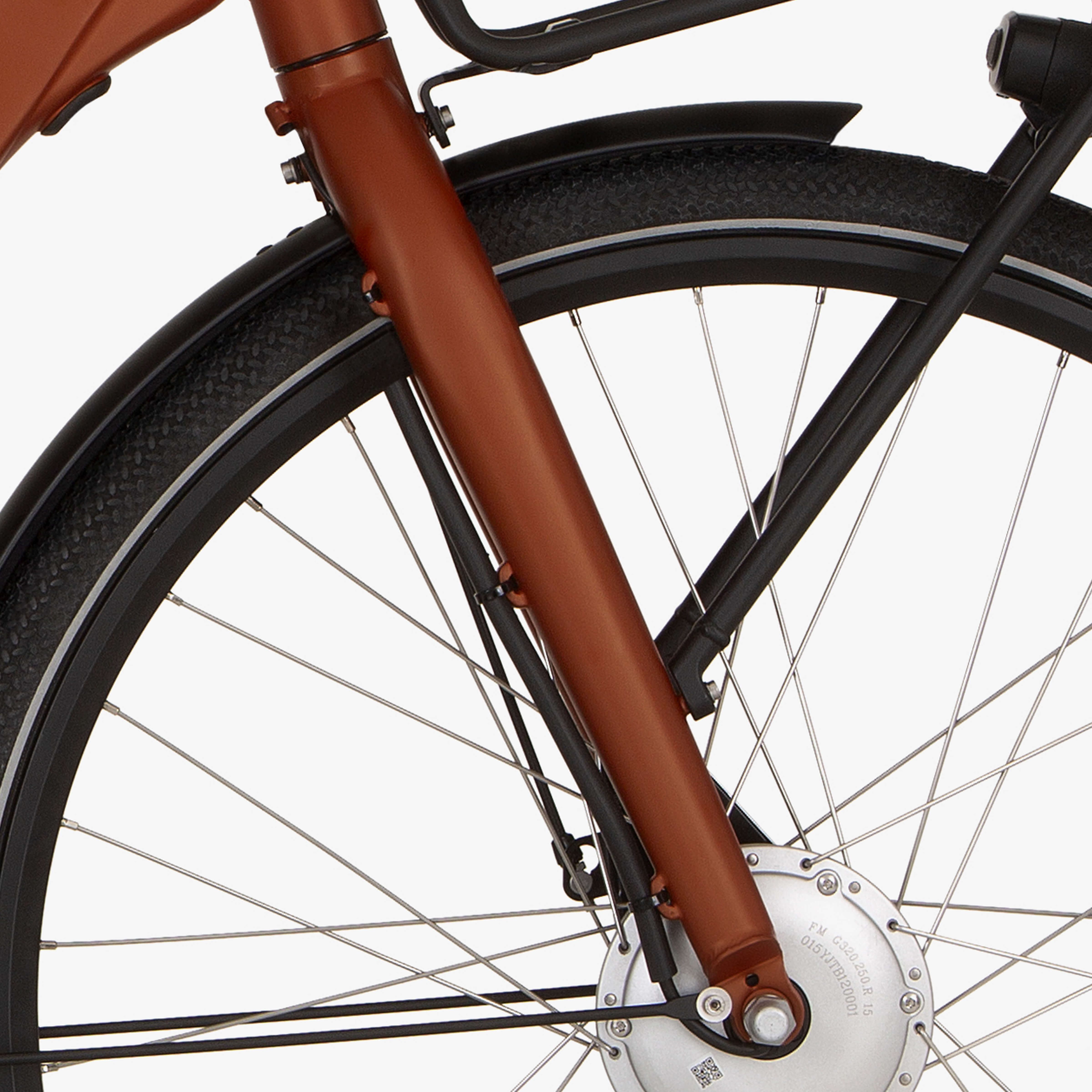 Cortina voorvork E-Common copper matt - AE-trading