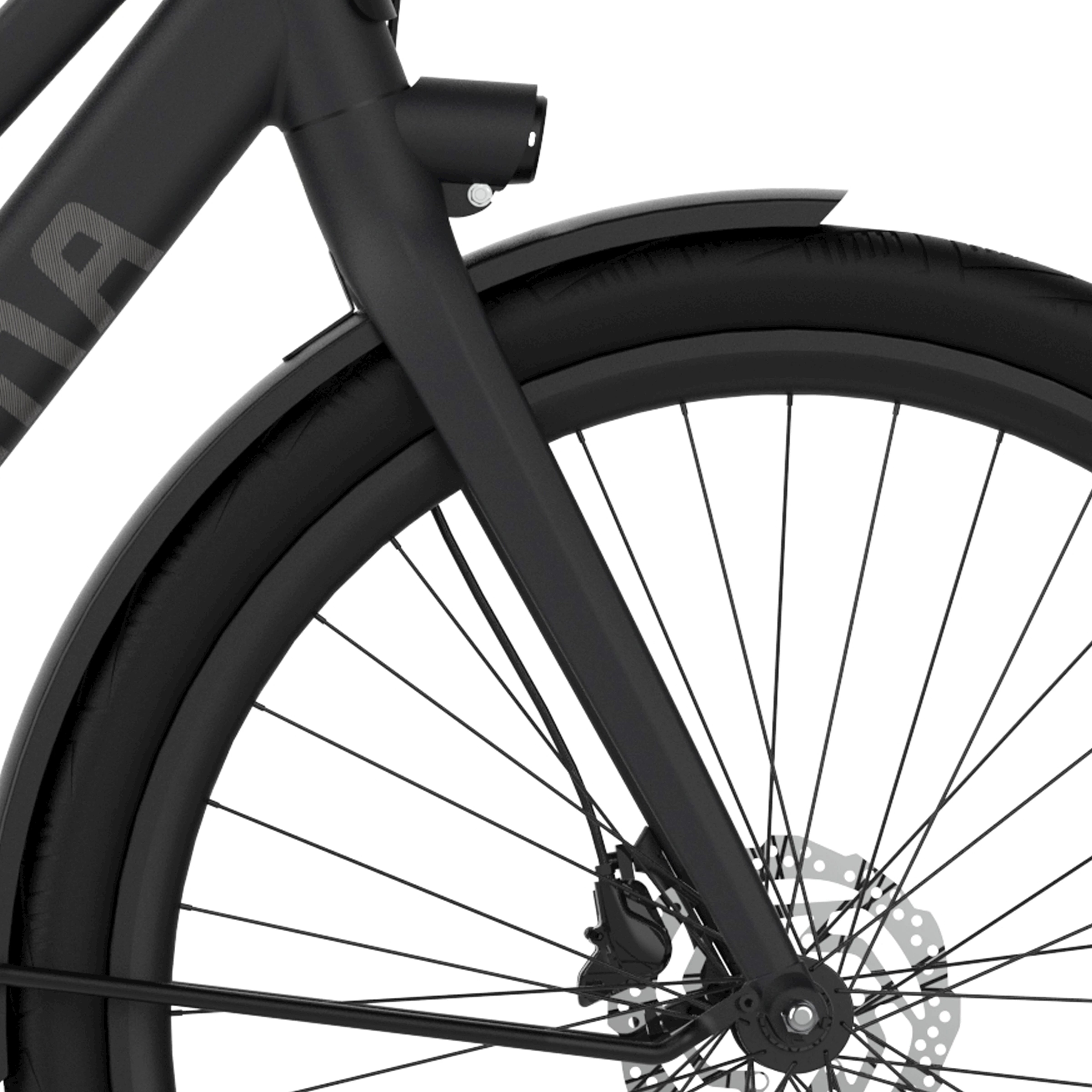 Cortina voorvork E-Lett graphite black matt - AE-trading