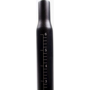 Cortina zadelpen 30.4 x 350 met gleuf zwart - AE-trading