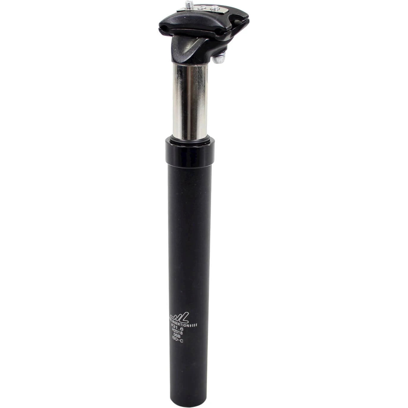 Cortina zadelpen 31.6 x 350 susp alu black matt - AE-trading