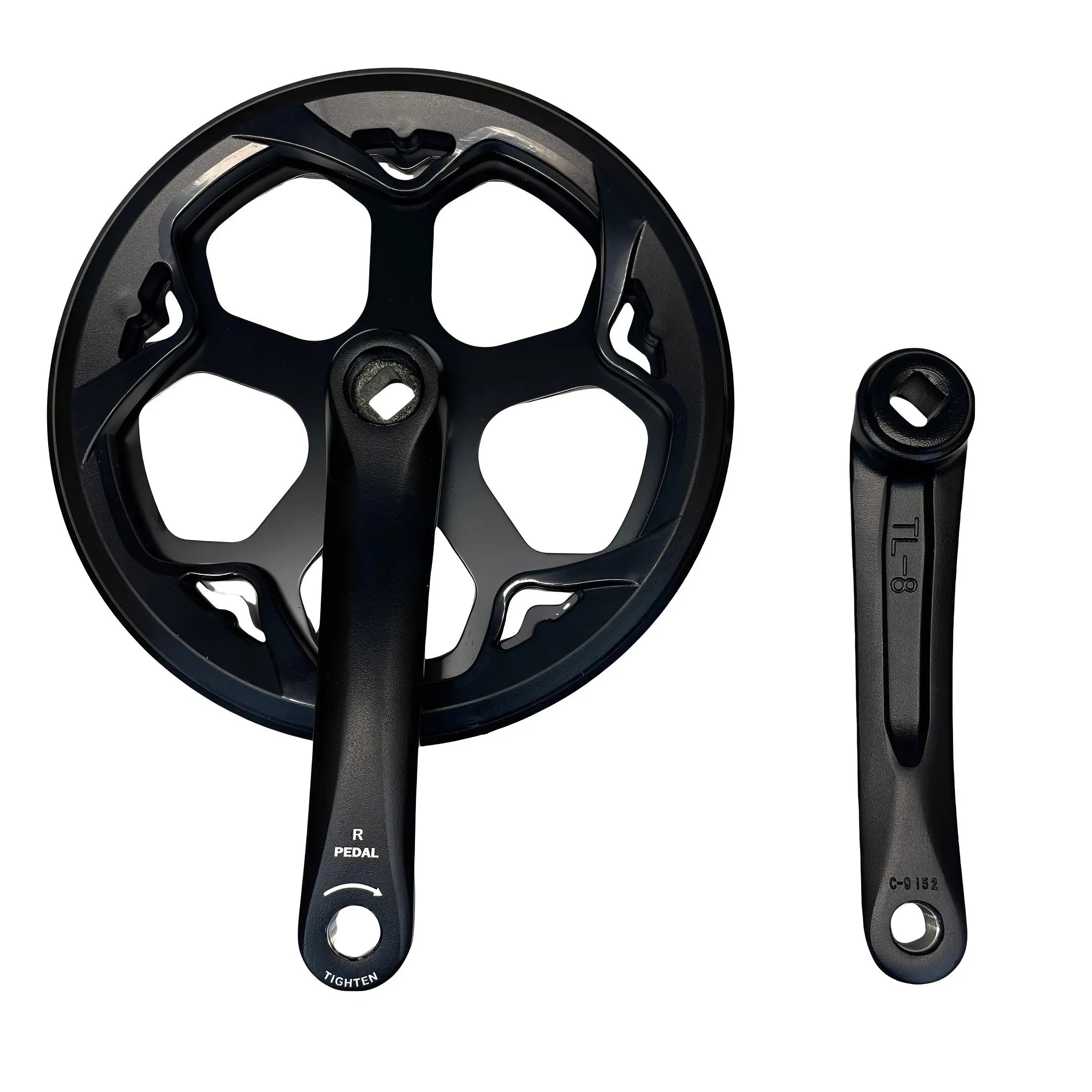 Crankset Ouxi C80 Mini en QMWheel V20 Mini Fatbike Rechts + Links met Tandwiel - AE-trading
