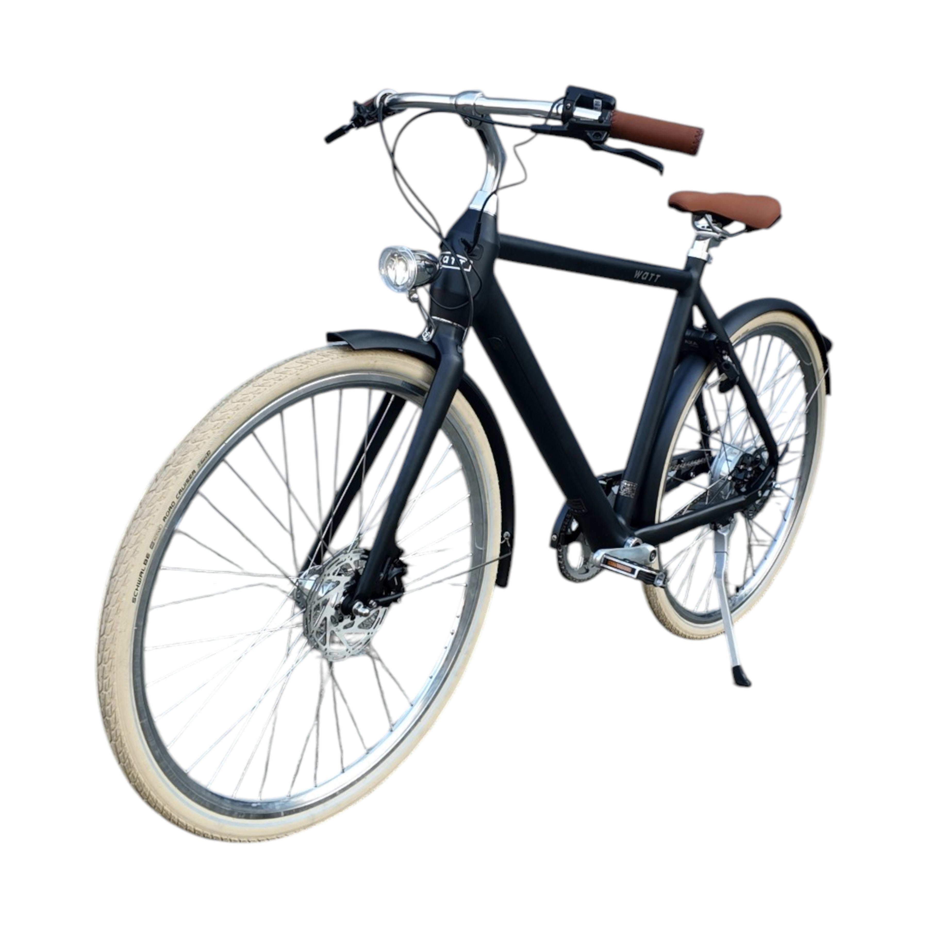 WATT E-bike Dublin - Medium 50 cm – Elektrische Fiets – Zwart – 28 inch – 250W – 36V - AE-trading