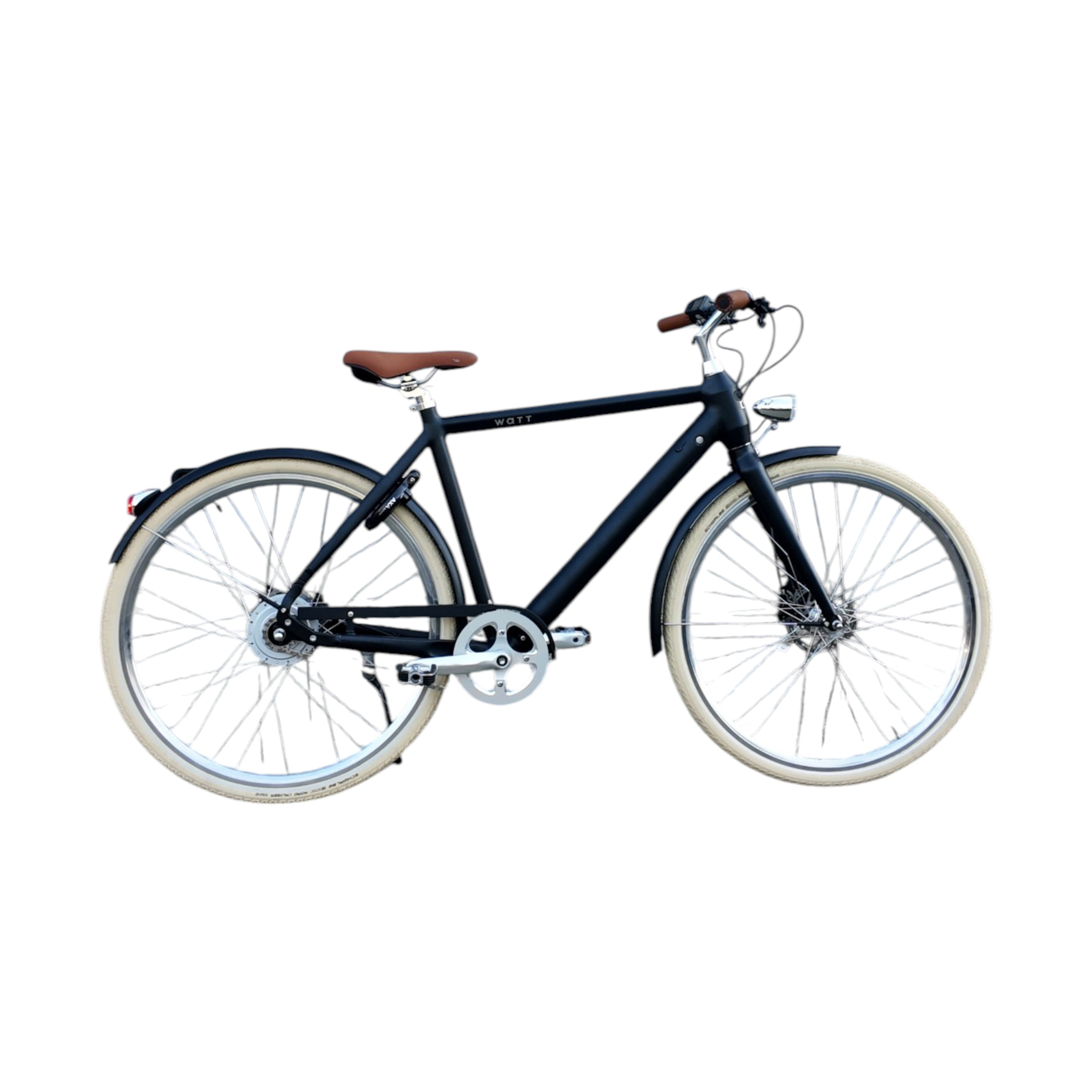 WATT E-bike Dublin - Medium 50 cm – Elektrische Fiets – Zwart – 28 inch – 250W – 36V - AE-trading