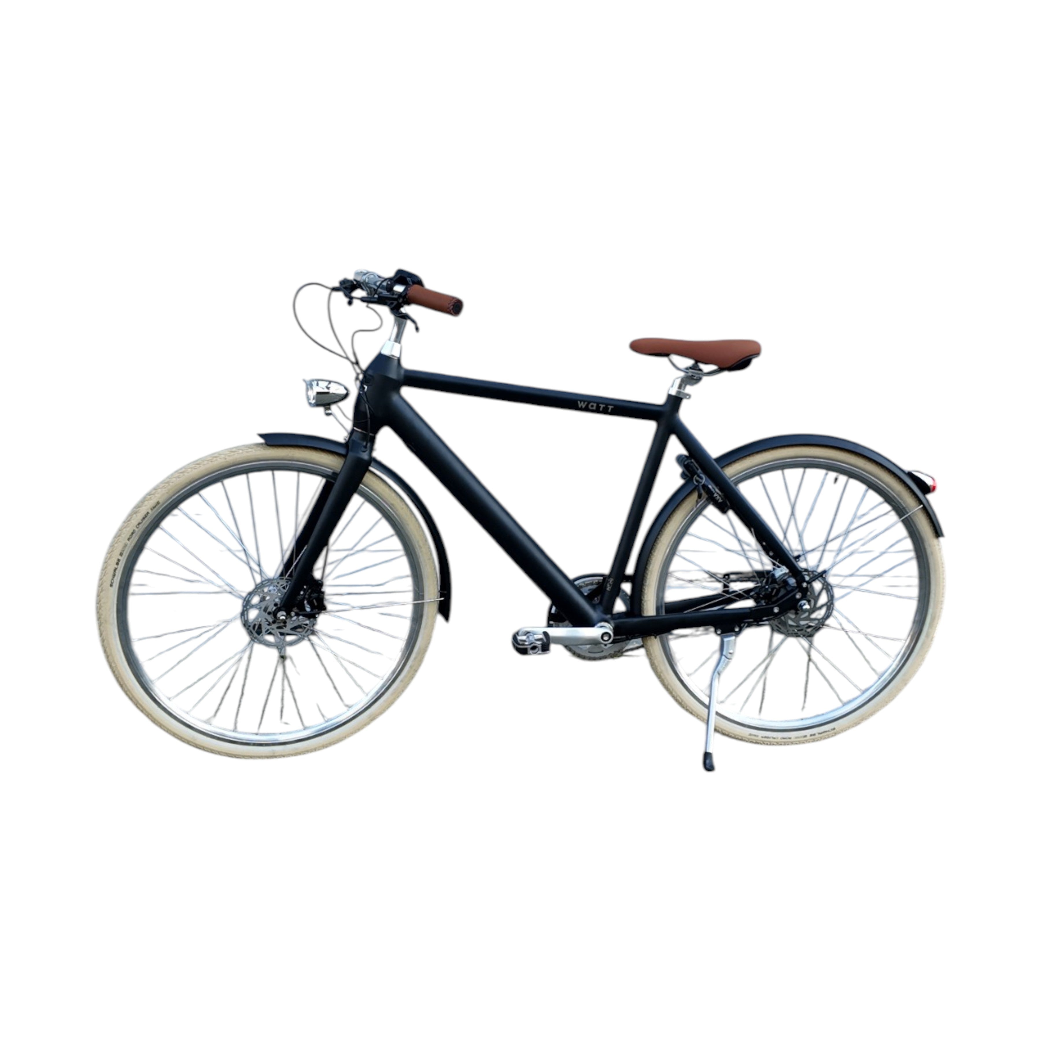 WATT E-bike Dublin - Medium 50 cm – Elektrische Fiets – Zwart – 28 inch – 250W – 36V - AE-trading
