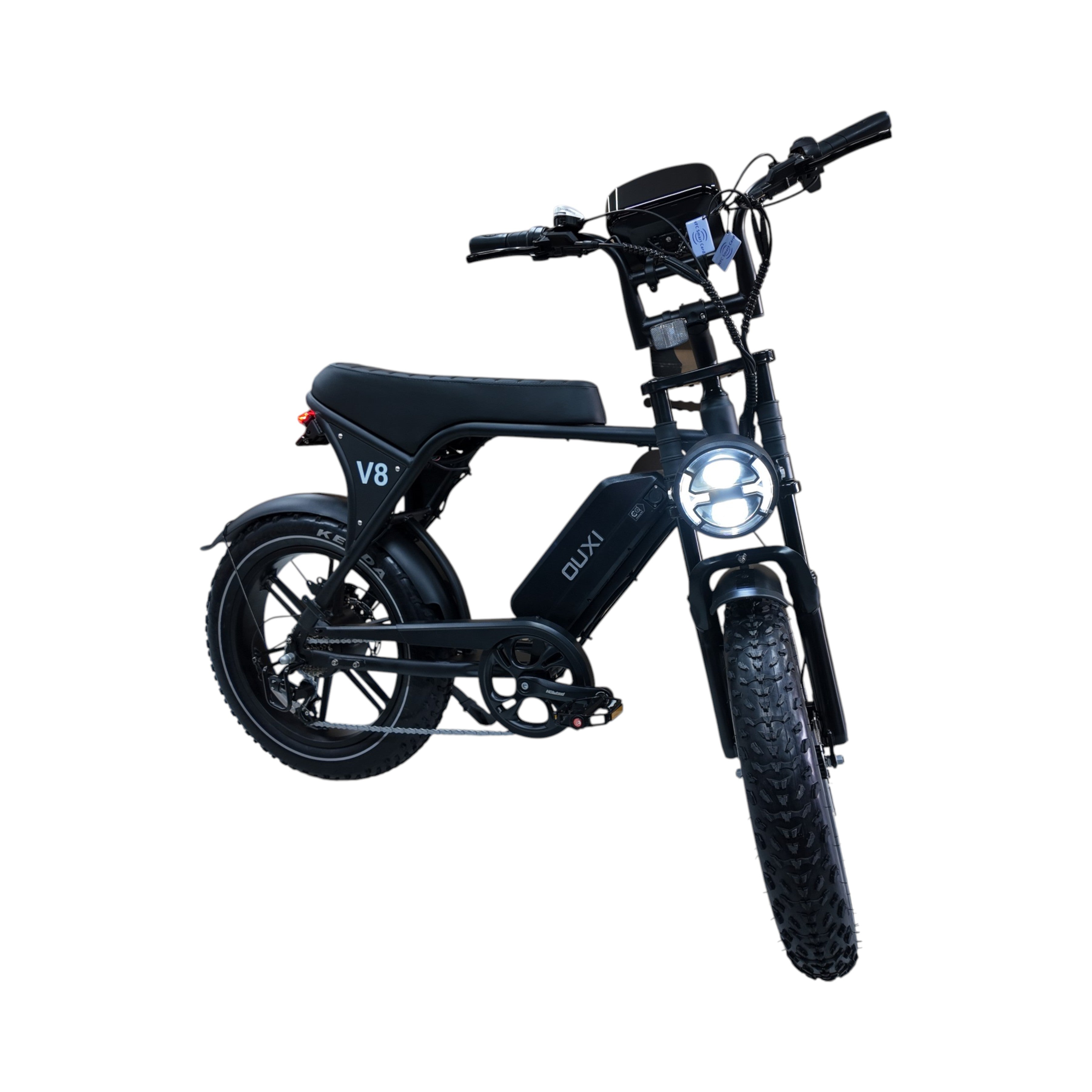 Ouxi C80 V8 6.0 Fatbike - Noir - Freins hydrauliques et NFC 2026