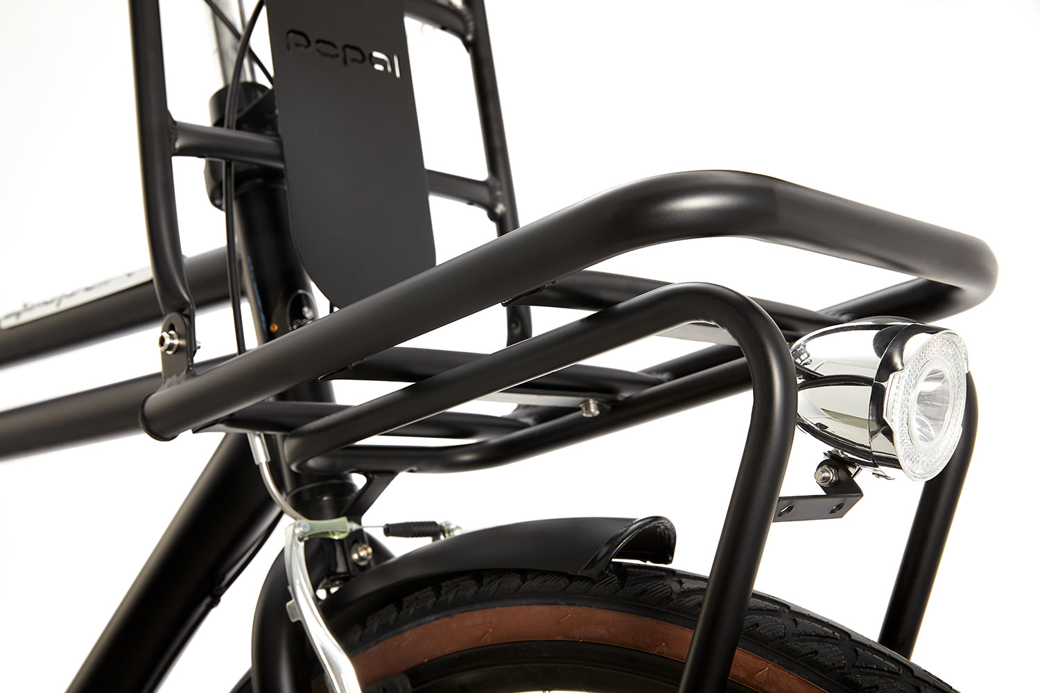 Popal Daily Dutch Basic+ 28 Inch Herenfiets Mat Zwart Tijdloos Ontwerp Robuust Frame - AE-trading