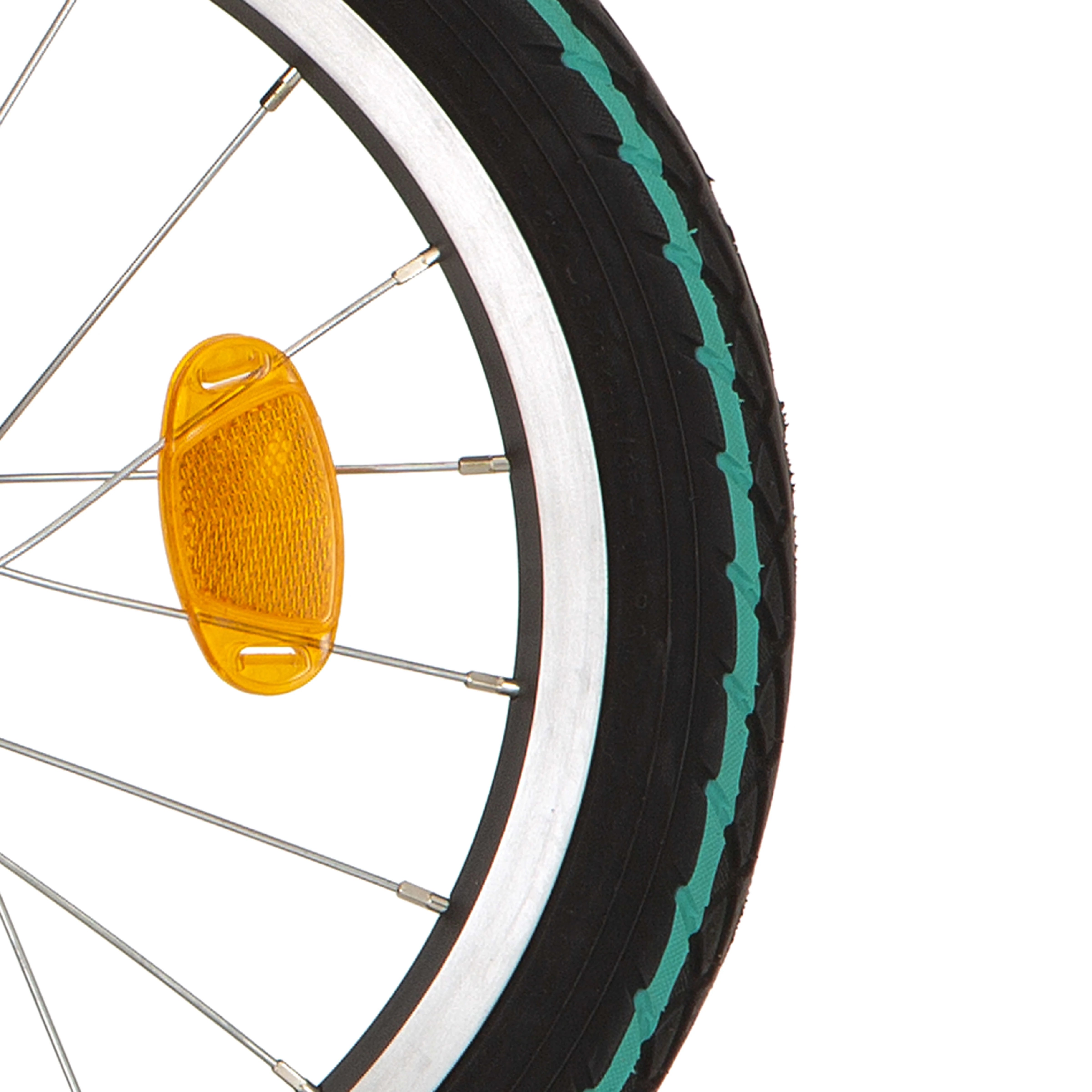 Deli Tire btb SA-206 16 x 1.75 zw groene streep - AE-trading